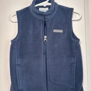 Columbia Blue Fleece Vest